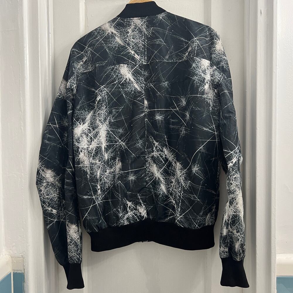 Odeur O-S-A x Steve Angello Acid and Marble Tiger Bomber Jacket Gray, Black, M - Picture 4 of 9